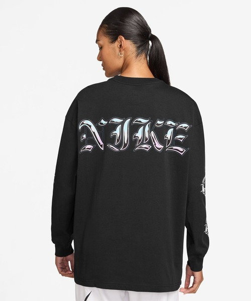 NIKE(ナイキ)の「NIKE AS W NSW CLASSIC LS TEE BRB CH / ナイキ ウィメンズ NSW クラシック BRB CH L/S Tシャツ 【SP】(Tシャツ/カットソー・レディース・ブラック・S/M/L)」の8枚目の写真