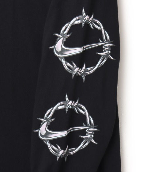 NIKE(ナイキ)の「NIKE AS W NSW CLASSIC LS TEE BRB CH / ナイキ ウィメンズ NSW クラシック BRB CH L/S Tシャツ 【SP】(Tシャツ/カットソー・レディース・ブラック・S/M/L)」の5枚目の写真