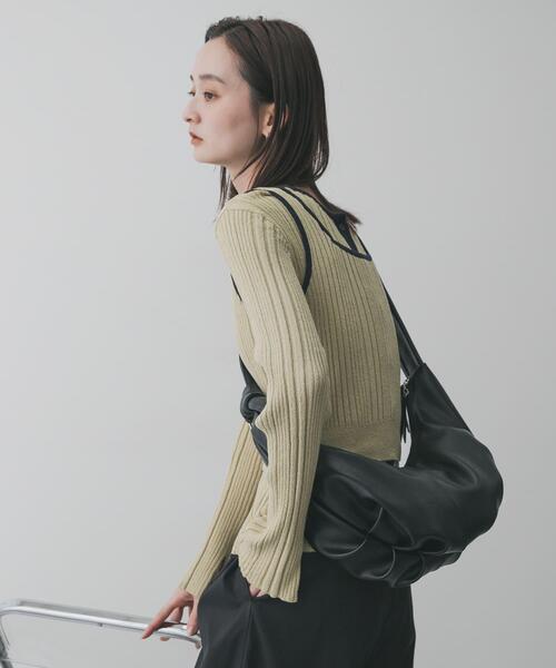 SENSE OF PLACE by URBAN RESEARCH(センスオブプレイスバイアーバンリサーチ)の「クロワッサンショルダーバッグ(ショルダーバッグ・レディース・ブラック/ベージュ/マスタード・ONE)」の8枚目の写真