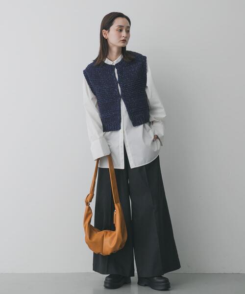 SENSE OF PLACE by URBAN RESEARCH(センスオブプレイスバイアーバンリサーチ)の「クロワッサンショルダーバッグ(ショルダーバッグ・レディース・ブラック/ベージュ/マスタード・ONE)」の19枚目の写真