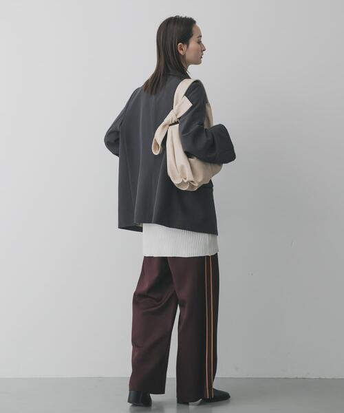 500ml収納可】クロワッサンショルダーバッグ /カジュアル/デイリー