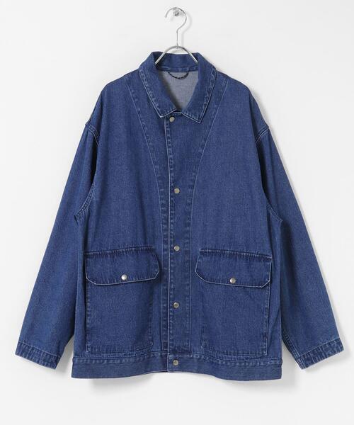 EKAL（エカル）の「デニムカバーオール（カバーオール・メンズ・ブルー・LARGE/MEDIUM）」の16枚目の写真