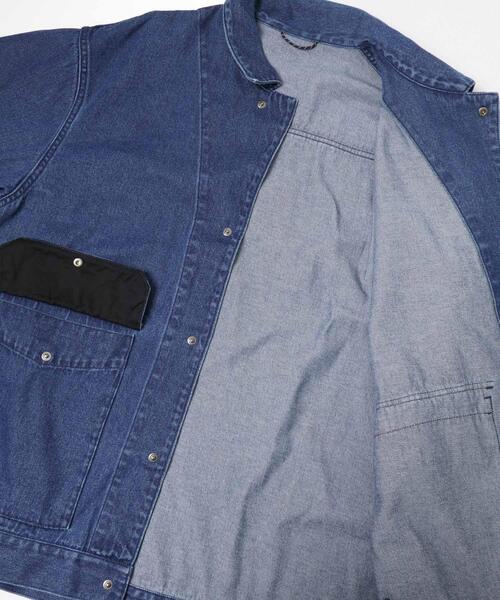 EKAL（エカル）の「デニムカバーオール（カバーオール・メンズ・ブルー・LARGE/MEDIUM）」の17枚目の写真