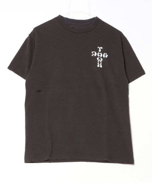 DOGTOWN(ドッグタウン)の「THRIFTY LOOK スリフティルック / 'DOGTOWN OG BULLDOG'TEE(Tシャツ/カットソー・メンズ・ブラック・MEDIUM)」の1枚目の写真