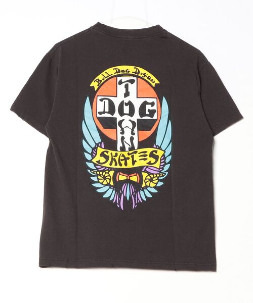 DOGTOWN(ドッグタウン)の「THRIFTY LOOK スリフティルック / 'DOGTOWN OG BULLDOG'TEE(Tシャツ/カットソー・メンズ・ブラック・MEDIUM)」の2枚目の写真