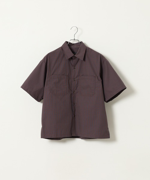 Jungle Storm（ジャングルストーム）の「JUNGLE STORM H/S小格子チェックショートレングスシャツ 半袖（シャツ/ブラウス・メンズ・チャコールグレー/ホワイト/ネイビー・M/L）」の10枚目の写真