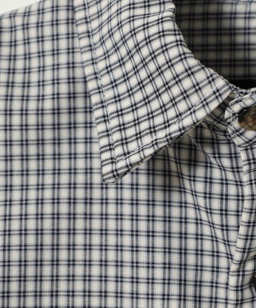 Jungle Storm（ジャングルストーム）の「JUNGLE STORM H/S小格子チェックショートレングスシャツ 半袖（シャツ/ブラウス・メンズ・チャコールグレー/ホワイト/ネイビー・M/L）」の15枚目の写真