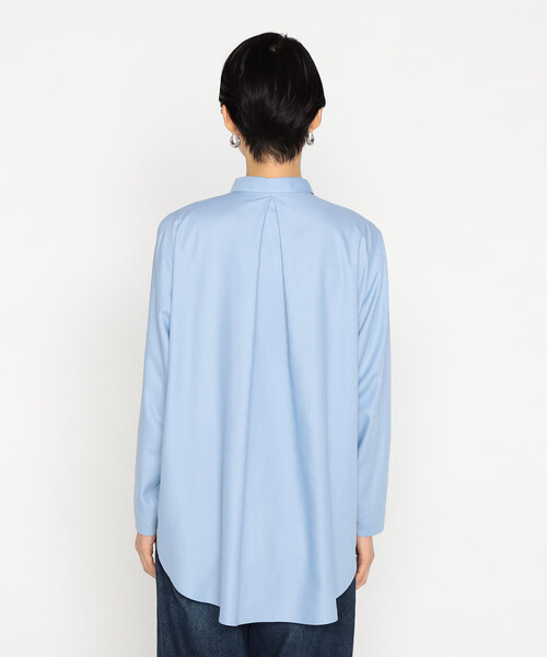 Gabardine K.T(ギャバジンケーティー)の「〔 +サイズ 〕 ニットコール レイヤードセーター(Tシャツ/カットソー・レディース・グレー/ライトグレー/ネイビー・13号)」の20枚目の写真
