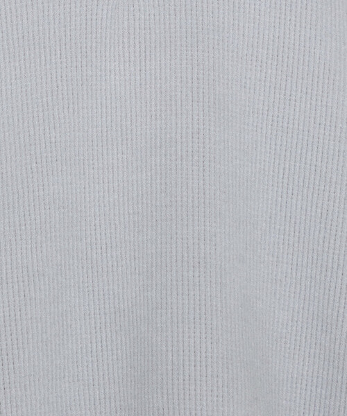 Gabardine K.T(ギャバジンケーティー)の「〔 +サイズ 〕 ニットコール レイヤードセーター(Tシャツ/カットソー・レディース・グレー/ライトグレー/ネイビー・13号)」の21枚目の写真
