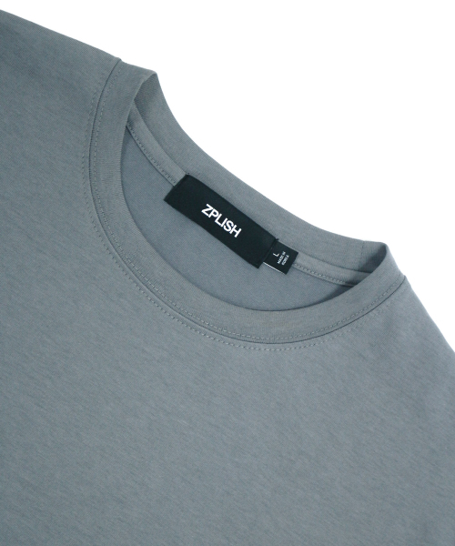 ZPLISH(ジプリシュ)の「ペットシルケットTシャツグレーシュブルー(Tシャツ/カットソー・メンズ・その他・MEDIUM/LARGE)」の2枚目の写真