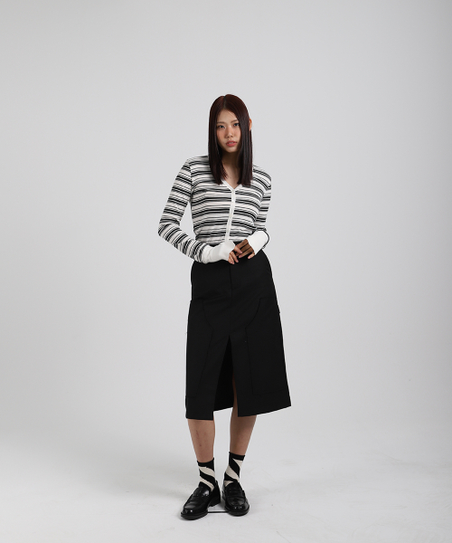 COTTONREBIRTHCLUB(コットンリバースクラブ)の「ダブルエッジスカート(グレー)(スカート・レディース・その他・SMALL/MEDIUM)」の5枚目の写真