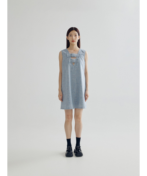 BOMNAL BOUTIQUE(ボムナルブティック)の「ツーウェイミニドレス_ブルー(ワンピース・レディース・その他・SMALL/MEDIUM)」の1枚目の写真