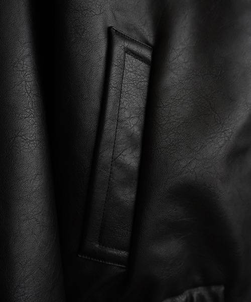 WYM LIDNM（ウィム バイ リドム）の「ARTIFICIAL GRAIN / FAUX SUEDE ZIP BLOUSON（ブルゾン・メンズ・ブラウン/ブラック・XS/S/M/L）」の17枚目の写真