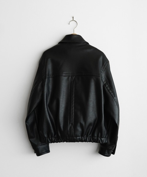 WYM LIDNM（ウィム バイ リドム）の「ARTIFICIAL GRAIN / FAUX SUEDE ZIP BLOUSON（ブルゾン・メンズ・ブラウン/ブラック・XS/S/M/L）」の19枚目の写真