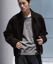 WYM LIDNM（ウィム バイ リドム）の「FAUX SUEDE ZIP BLOUSON（ブルゾン）」