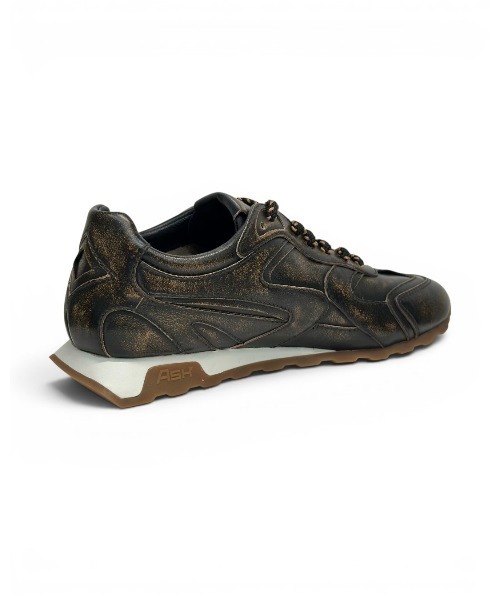 ASH(アッシュ)の「ASH/アッシュ【KASAR MAN】メンズフラットスニーカー シンプル 3cmヒール 薄底(スニーカー・メンズ・ホワイト/ブラウン・42/41/40)」の15枚目の写真