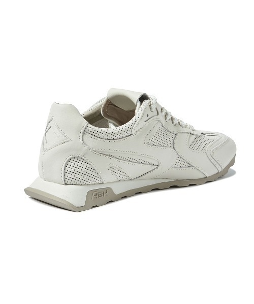 ASH(アッシュ)の「ASH/アッシュ【KASAR MAN】メンズフラットスニーカー シンプル 3cmヒール 薄底(スニーカー・メンズ・ホワイト/ブラウン・42/41/40)」の11枚目の写真