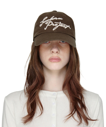 SUNBURNPROJECT（サンバーンプロジェクト）の「Sunburn Lettering Logo Cap, BROWN（キャップ）」
