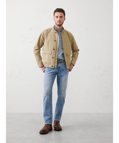 BANANA REPUBLIC FACTORY STORE(バナナリパブリック ファクトリーストア)の「BANANA REPUBLIC FACTORY STORE ハリントン ボンバージャケット(ブルゾン・メンズ・ベージュ/ネイビー・S/M/L/XL)」の4枚目の写真