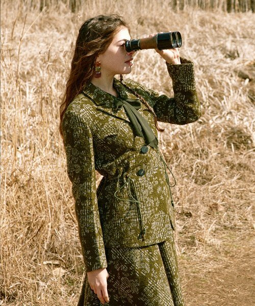 ICE GARDEN A.508（アイス ガーデン エイオーゴンパル）の「Jacquard Wool Flared Skirt（スカート・レディース・その他・M/S）」の2枚目の写真