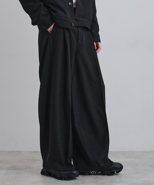 tk.TAKEO KIKUCHI(ティーケータケオキクチ)の「バギースラックス(その他パンツ・メンズ・ブラック/グレー・01/02/03)」の2枚目の写真