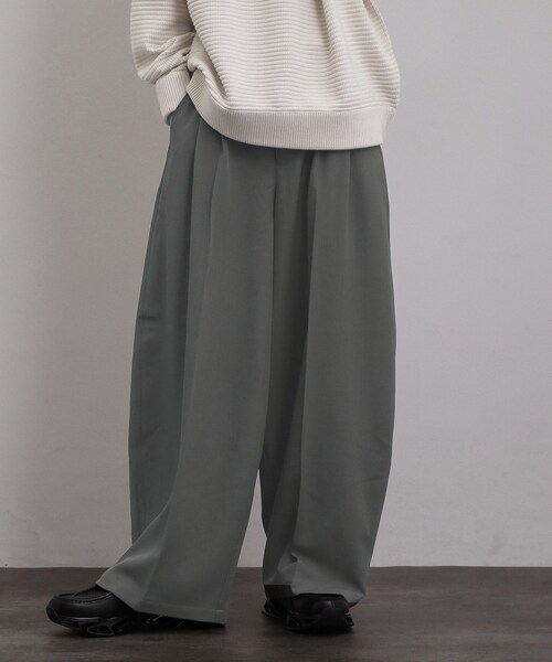 tk.TAKEO KIKUCHI(ティーケータケオキクチ)の「バギースラックス(その他パンツ・メンズ・ブラック/グレー・01/02/03)」の8枚目の写真