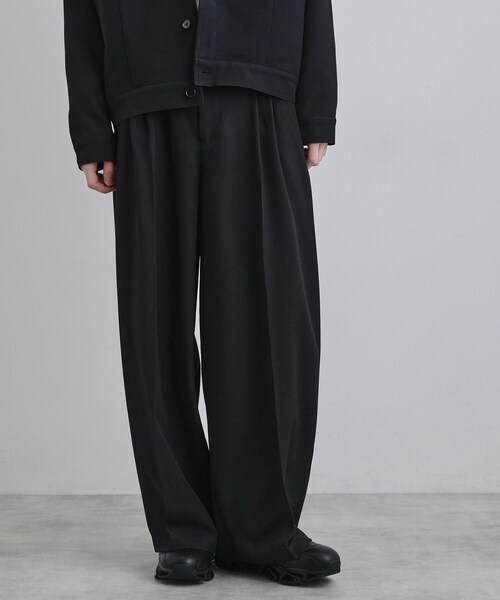 tk.TAKEO KIKUCHI(ティーケータケオキクチ)の「バギースラックス(その他パンツ・メンズ・ブラック/グレー・01/02/03)」の11枚目の写真