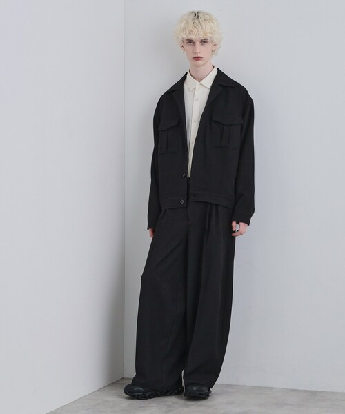 tk.TAKEO KIKUCHI(ティーケータケオキクチ)の「バギースラックス(その他パンツ・メンズ・ブラック/グレー・01/02/03)」の12枚目の写真