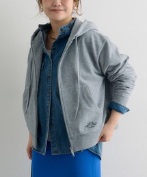 PUAL CE CIN | ダブルジップ裏毛スウェットパーカー(パーカー)