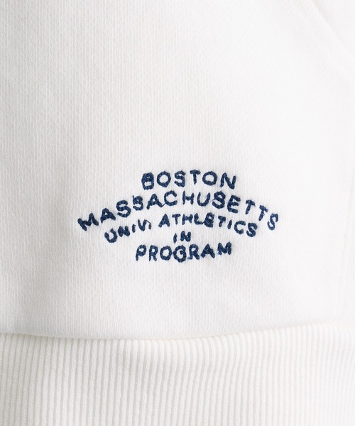 PUAL CE CIN（ピュアルセシン）の「ダブルジップ裏毛スウェットパーカー（パーカー・レディース・オフホワイト/グレー/オートミール・FREE）」の6枚目の写真