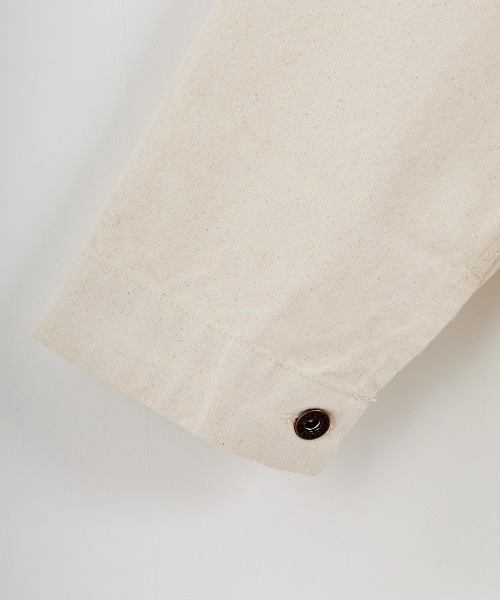 UNIVERSAL OVERALL（ユニバーサルオーバーオール）の「[UNIVERSAL OVERALL/ユニバーサルオーバーオール] 別注 コーデュロイ襟 カバーオールジャケット（カバーオール・レディース・ブラウン/アイボリー/チャコールグレー・M/L）」の21枚目の写真