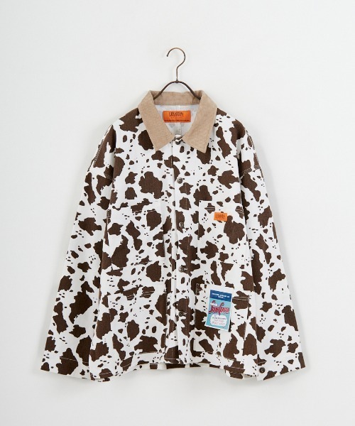 UNIVERSAL OVERALL（ユニバーサルオーバーオール）の「[UNIVERSAL OVERALL/ユニバーサルオーバーオール] 別注 コーデュロイ襟 カバーオールジャケット（カバーオール・レディース・ブラウン/アイボリー/チャコールグレー・M/L）」の14枚目の写真