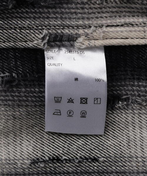 DANKE SCHON（ダンケシェーン）の「DankeSchon/ダンケシェーン/DAMAGE OMBRE CHECK L/S SHIRTS（シャツ/ブラウス・メンズ・ブラック/ブラウン・M/L）」の21枚目の写真