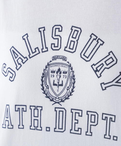 N.（N. Natural Beauty Basic）（エヌエヌナチュラルビューティーベーシック）の「カレッジロゴロンT（Tシャツ/カットソー・レディース・ライトブルー/オフホワイト/ネイビー・ﾌﾘ-）」の10枚目の写真