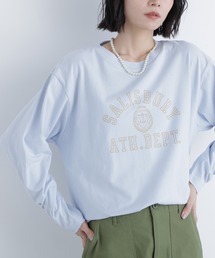 N.（N. Natural Beauty Basic） | カレッジロゴロンT(Tシャツ/カットソー)