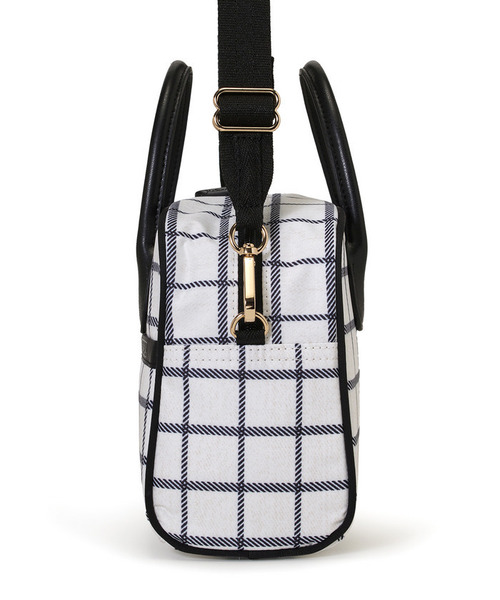 LeSportsac(レスポートサック)の「SQUARE TH CROSSBODY アップタウンモノチェック/ブラック(ショルダーバッグ・レディース・ホワイト・FREE)」の5枚目の写真