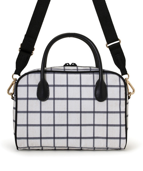 LeSportsac(レスポートサック)の「SQUARE TH CROSSBODY アップタウンモノチェック/ブラック(ショルダーバッグ・レディース・ホワイト・FREE)」の6枚目の写真