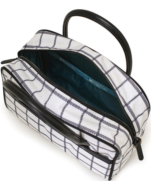 LeSportsac(レスポートサック)の「SQUARE TH CROSSBODY アップタウンモノチェック/ブラック(ショルダーバッグ・レディース・ホワイト・FREE)」の8枚目の写真