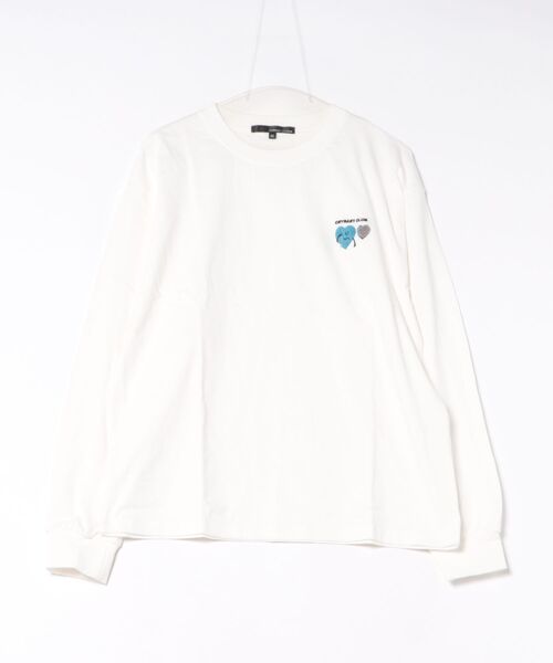 8(eight)(エイト)の「CRYBABY CLUB 刺繍ロンT(Tシャツ/カットソー・メンズ・ホワイト系その他/ホワイト/ブラック系その他/ブラック・MEDIUM/LARGE)」の1枚目の写真