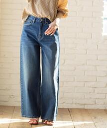 OPAQUE.CLIP | ワイドストレートデニムパンツ【洗濯機OK】《S～LL》(デニムパンツ)