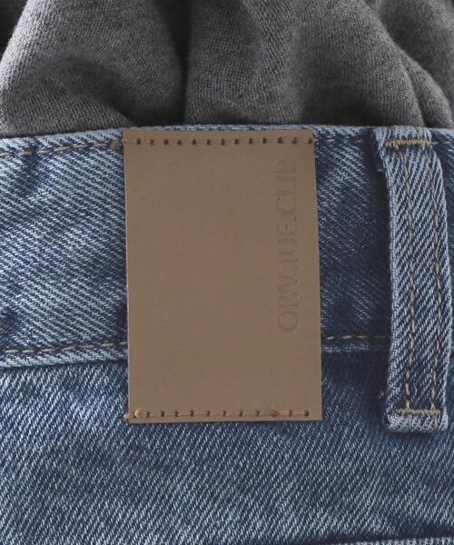 OPAQUE.CLIP（オペークドットクリップ）の「ストレートデニムパンツ【洗濯機OK】《S～LL》（デニムパンツ・レディース・ブルー/ブルー系その他・42/40/38/36）」の6枚目の写真