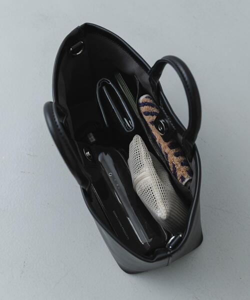 SENSE OF PLACE by URBAN RESEARCH（センスオブプレイスバイアーバンリサーチ）の「ボックストートバッグ（トートバッグ・レディース・ライトブルー/アイボリー/ブラック・ONE）」の16枚目の写真