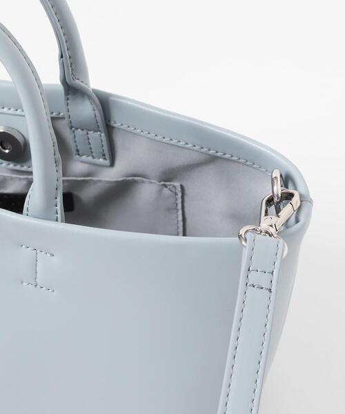 SENSE OF PLACE by URBAN RESEARCH（センスオブプレイスバイアーバンリサーチ）の「ボックストートバッグ（トートバッグ・レディース・ライトブルー/アイボリー/ブラック・ONE）」の4枚目の写真