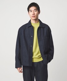 ユナイテッドアローズ グリーンレーベル リラクシング カバーオール ダークグレイ green label relaxing｜グリーンレーベル リラクシングのカバーオール