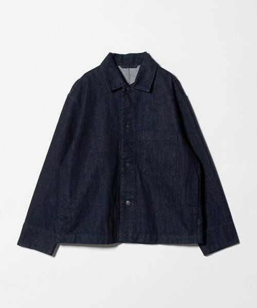 green label relaxing(グリーンレーベルリラクシング)の「デニム カバーオール(カバーオール・メンズ・ネイビー/グレー系/ターコイズブルー系・S/L/M/XL)」の3枚目の写真