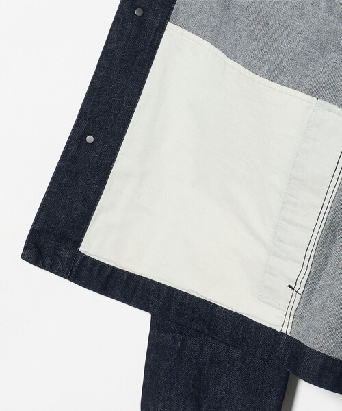 green label relaxing(グリーンレーベルリラクシング)の「デニム カバーオール(カバーオール・メンズ・ネイビー/グレー系/ターコイズブルー系・S/L/M/XL)」の20枚目の写真