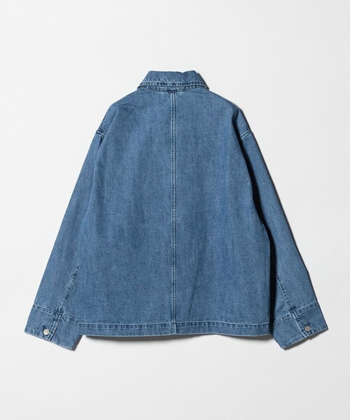 green label relaxing（グリーンレーベルリラクシング）の「デニム カバーオール（カバーオール・メンズ・グレー系/ターコイズブルー系/ネイビー・L/M/S/XL）」の14枚目の写真