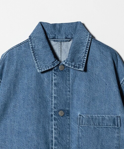 green label relaxing（グリーンレーベルリラクシング）の「デニム カバーオール（カバーオール・メンズ・グレー系/ターコイズブルー系/ネイビー・L/M/S/XL）」の13枚目の写真