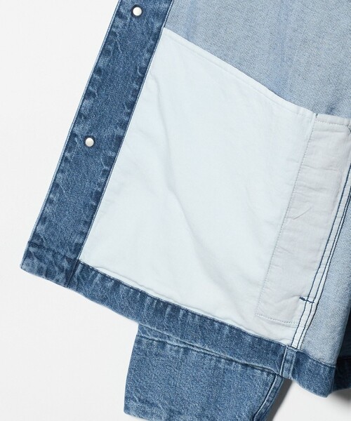 green label relaxing（グリーンレーベルリラクシング）の「デニム カバーオール（カバーオール・メンズ・グレー系/ターコイズブルー系/ネイビー・L/M/S/XL）」の12枚目の写真