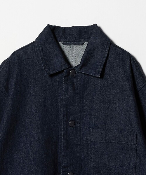 green label relaxing（グリーンレーベルリラクシング）の「デニム カバーオール（カバーオール・メンズ・グレー系/ターコイズブルー系/ネイビー・L/M/S/XL）」の8枚目の写真